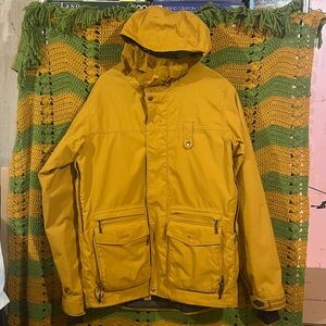 Vintage Oakley gorpcore Thinsulate Yellow Insulated Ski Snowboard Hooded